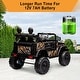 preview thumbnail 3 of 5, Ride on Truck Car w/Remote Control 3 Speeds Black
