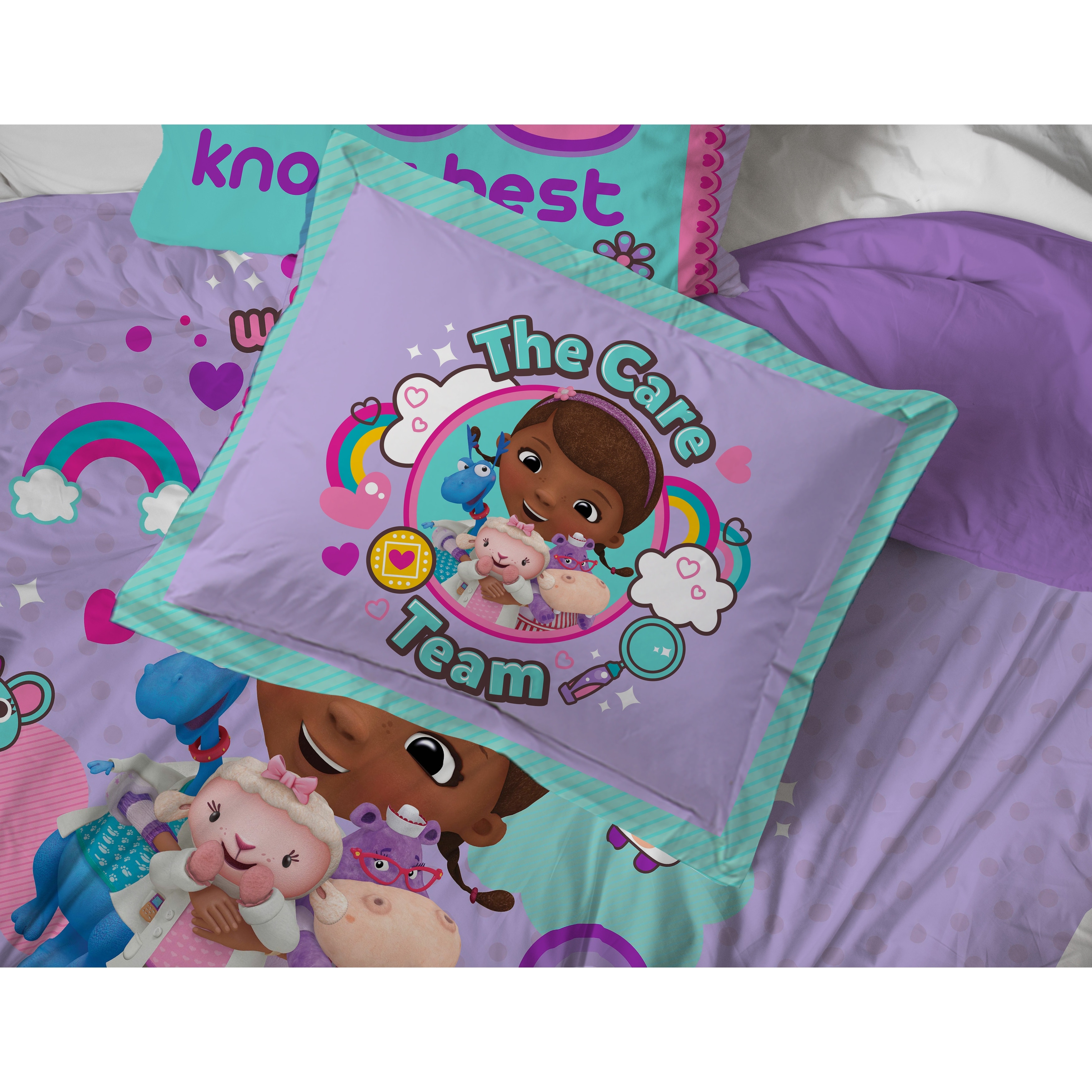 Doc mcstuffins bedding set full size deals