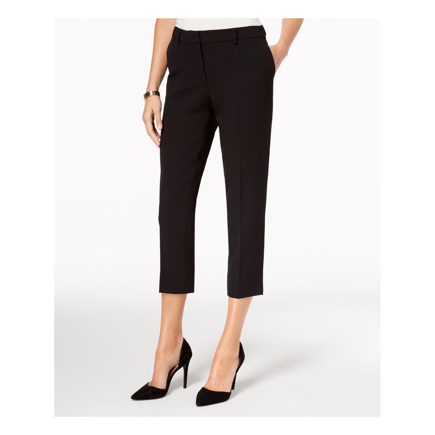 womens black work pants high waisted