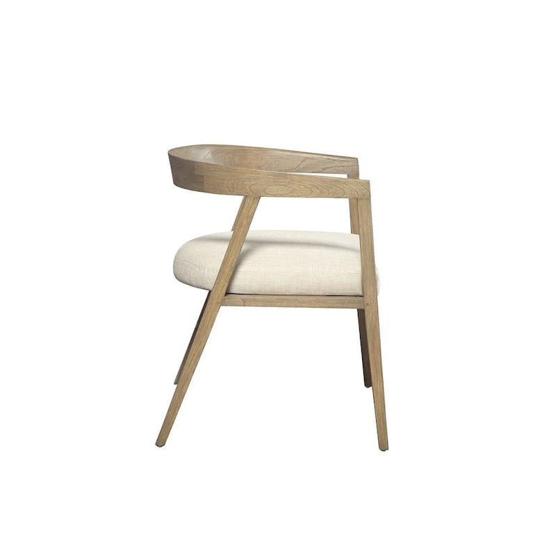 Santara Oak Dining Chair, Greige