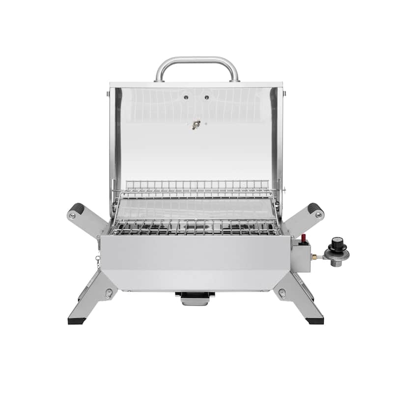 Royal Gourmet GT2001 Stainless Steel Portable Grill, Silver - N/A