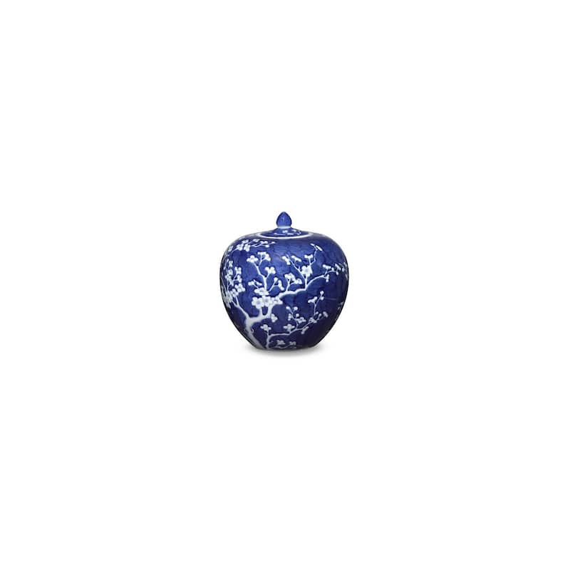 Handmade Plum Melon Decorative Jar