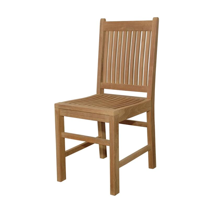 Teak Side Chair for Kitchen, Cafe, or Restaurant, Durable and Comfortable Seating - 20