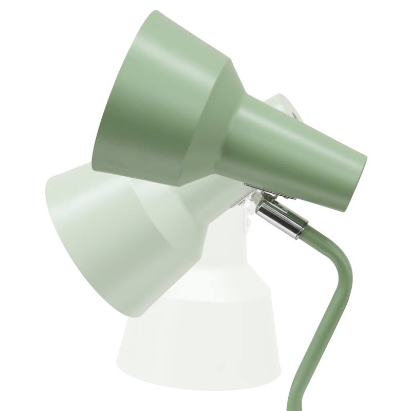Gooseneck Desk Lamp with Cone Shade - 15.25" - Sage Green