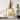River of Goods Lucien Bell-Shaped Pendant Lamp with Champagne Glass Shade - Champagne/Gold/Brown - 7" x 7" x 15.25"/74.25"