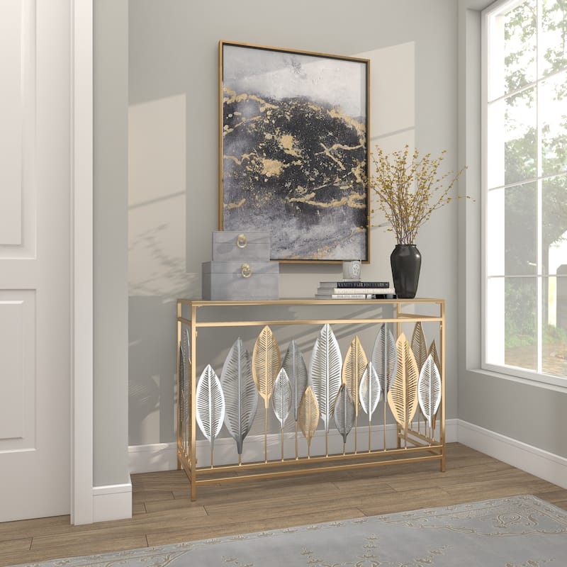 Iron Contemporary Console Table 30 x 44 x 15