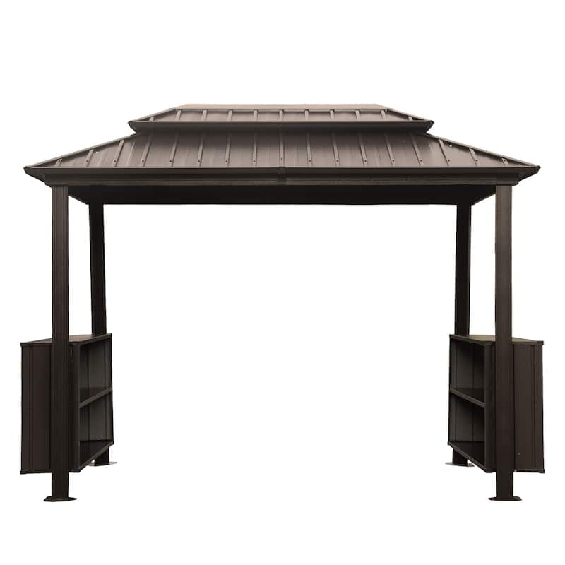 6x10FT Hardtop Grill Gazebo