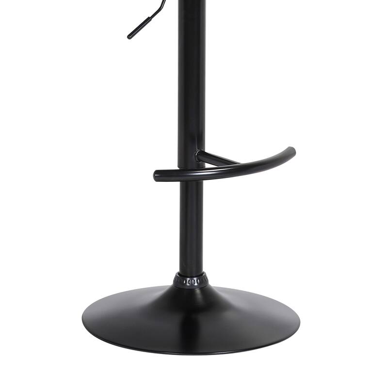 Larisa Metal and Wood Adjustable Height Swivel Bar Stool