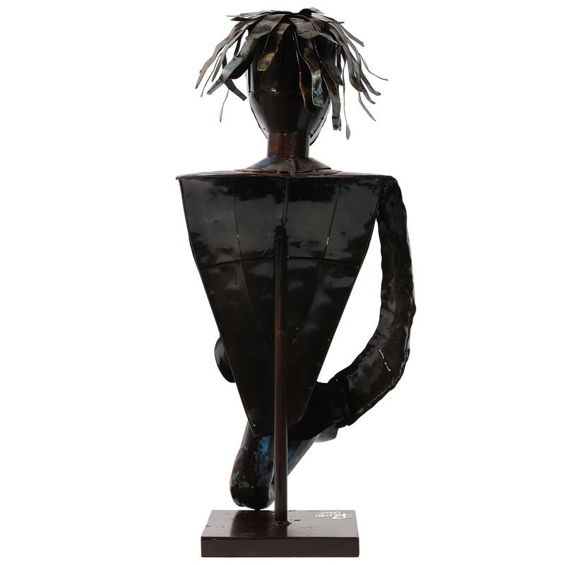 Iron Hand-Painted Colorful Art Sculpture
