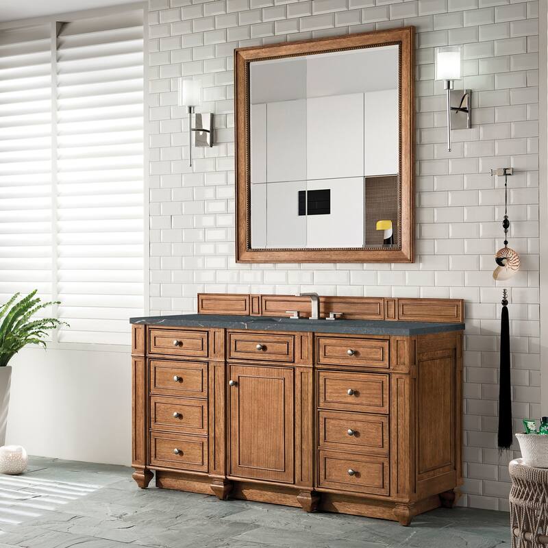 James Martin Vanities 157-V60S-FPBL Bristol 60" Free Standing Single