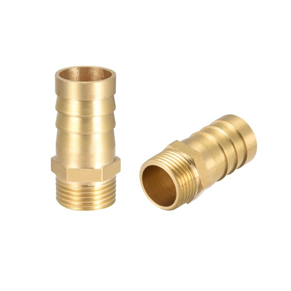 Size: 6mm OD Pipe Fittings 6mm 8mm 10mm 12mm 14mm 16mm Hose Barb Brass Barbed Tube Pipe Fitting Coupler Connector Adapter