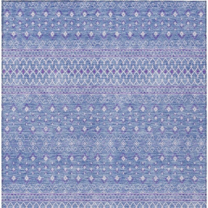 HomeRoots Tribal Transitional Rectangle Outdoor Rug
