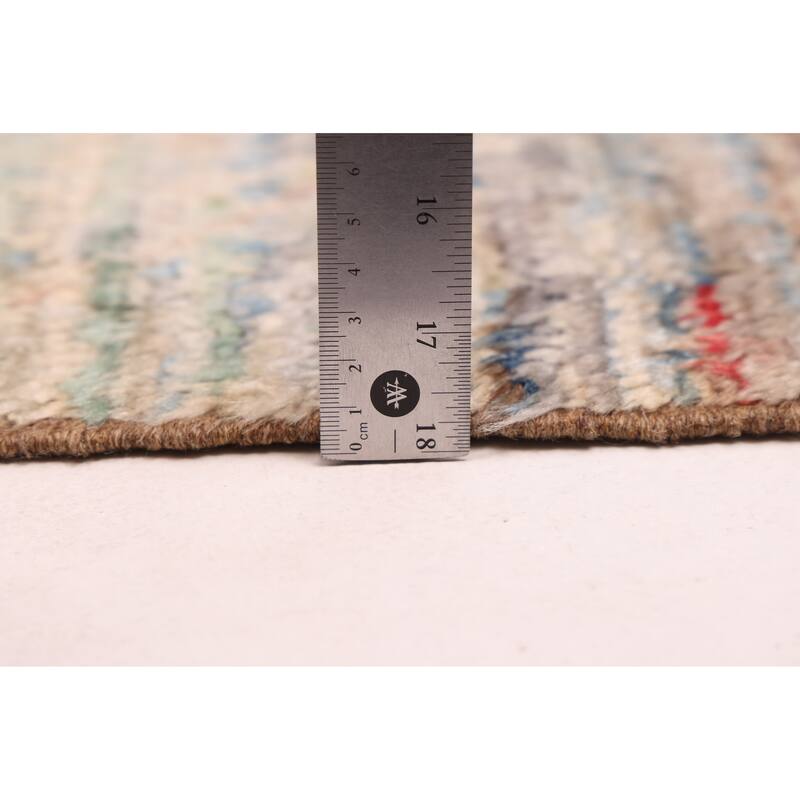 ECARPETGALLERY Hand-knotted Pak Finest Marrakesh Light Blue Wool Rug - 8'4 x 9'6