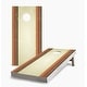 preview thumbnail 1 of 5, Retro Earth Tone Lane Stripes Cornhole Game (Choose Wraps or Boards) 2x4 Boards (24" x 48") - Include ALL Accessories