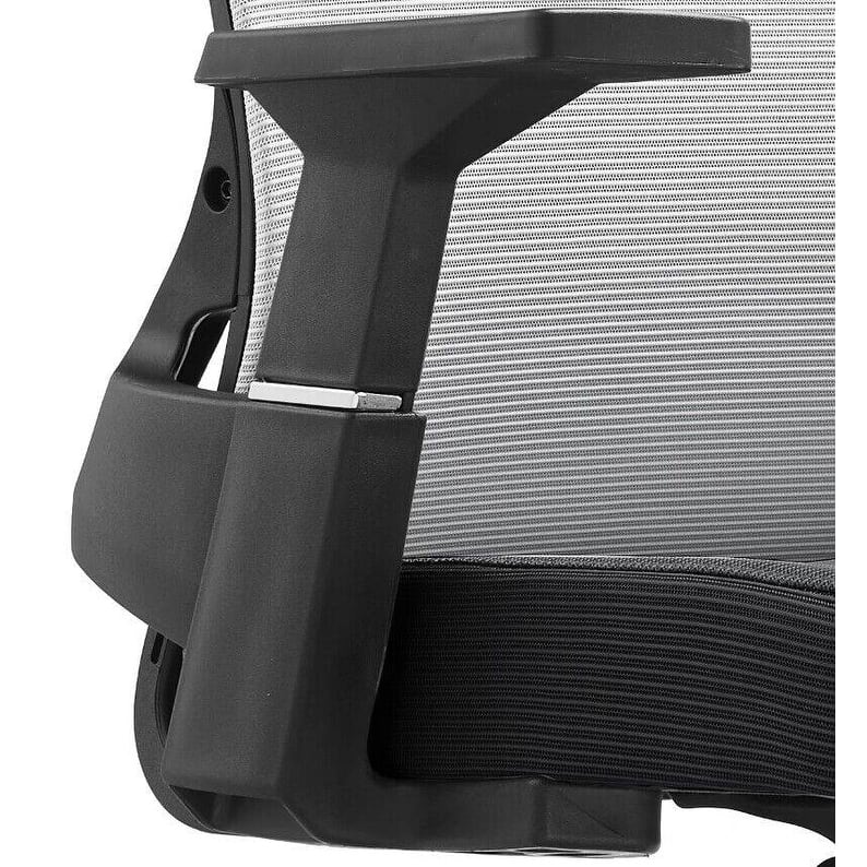 Brio Modern Ergonomic Office Desk Chair with Adjustable Height, Swivel, Breathable Fabric, Durable ABS Frame, Easy Assembly
