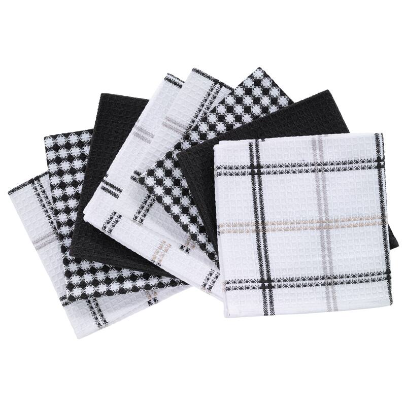 T-fal Flat Waffle Dish Cloth, (Set of 8)