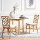 preview thumbnail 3 of 7, SAFAVIEH Bhumi Accent Chair with Cushion Set of 2 (Fully Assembled) - 19Wx21Dx36H