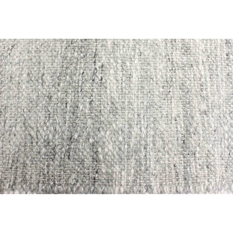 ECARPETGALLERY Flat-Weave Ankara FW Grey Wool Kilim - 5'4 x 7'8