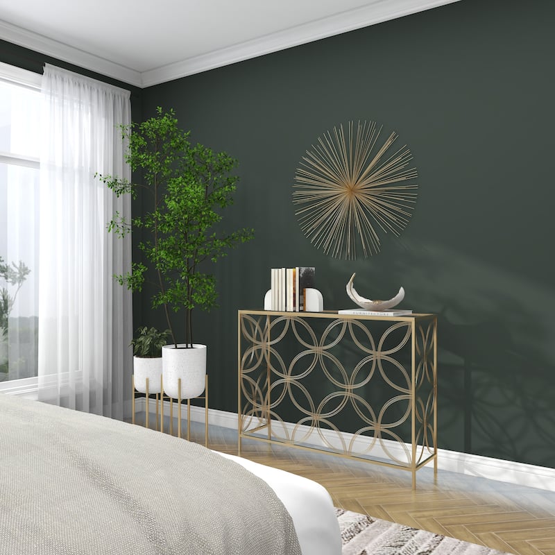 Gold Metal Large 3D Starburst Home Wall Decor