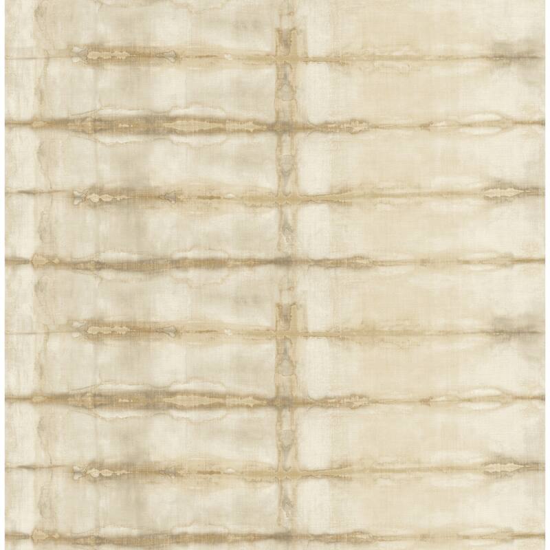 A-Street Prints Modulus Wheat Geometric Stripe Wallpaper