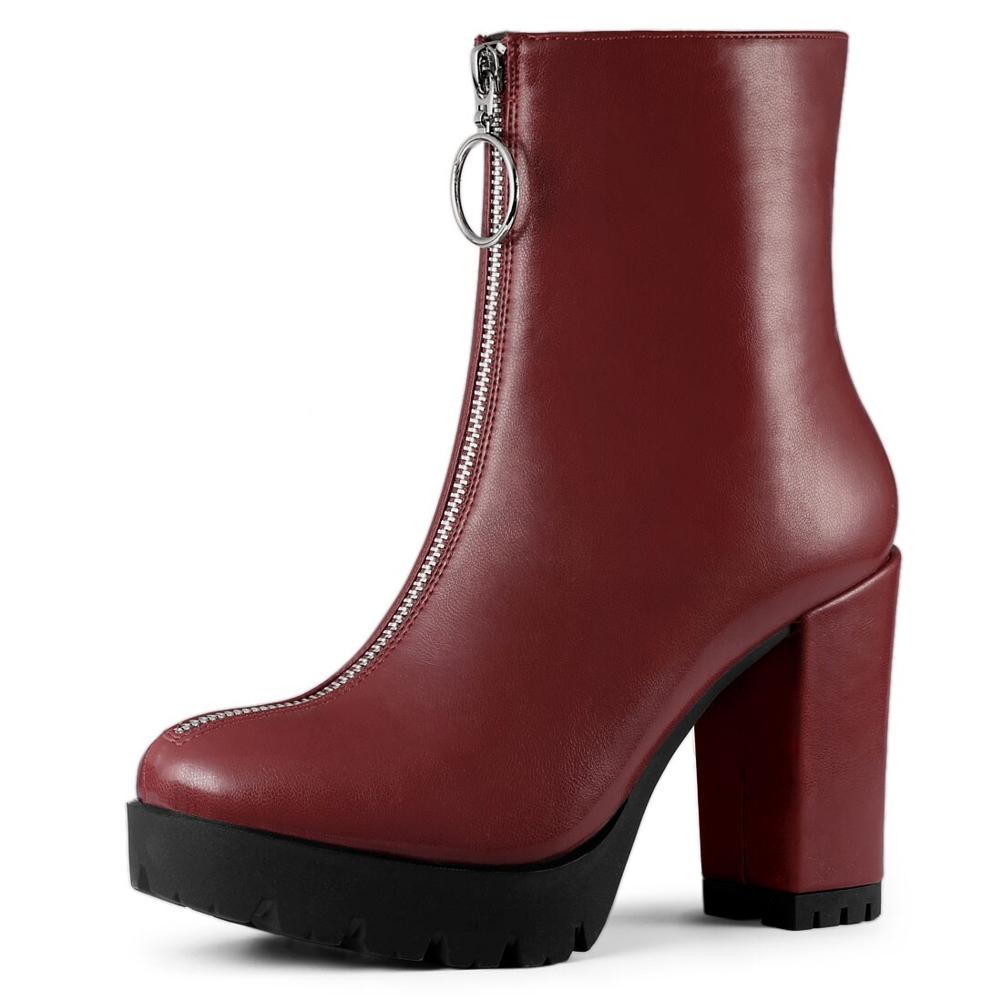 chunky platform ankle boots