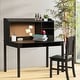 preview thumbnail 22 of 26, Kids Desk and Chair Set Study Writing Desk with Hutch and Bookshelves - 44" x 24" x 43.5" (L x W x H)