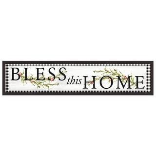 RoomMates Black & Green Bless This Home Country Quote Wall Decals