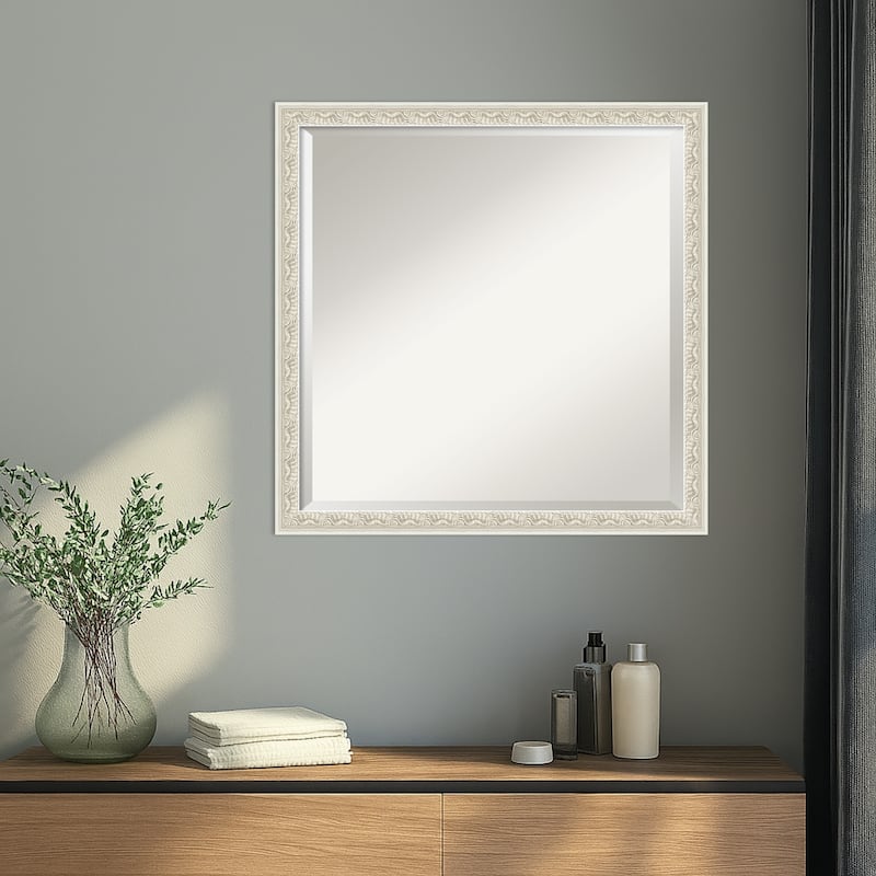 Bethany Beveled Wood Framed Wall Mirror