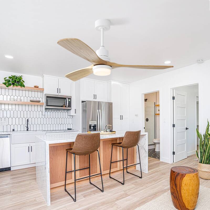 Modern Ceiling Fan Light with Adjustable Lighting and 6-Speed Settings, DC Motor for Bedroom and Lounge Area