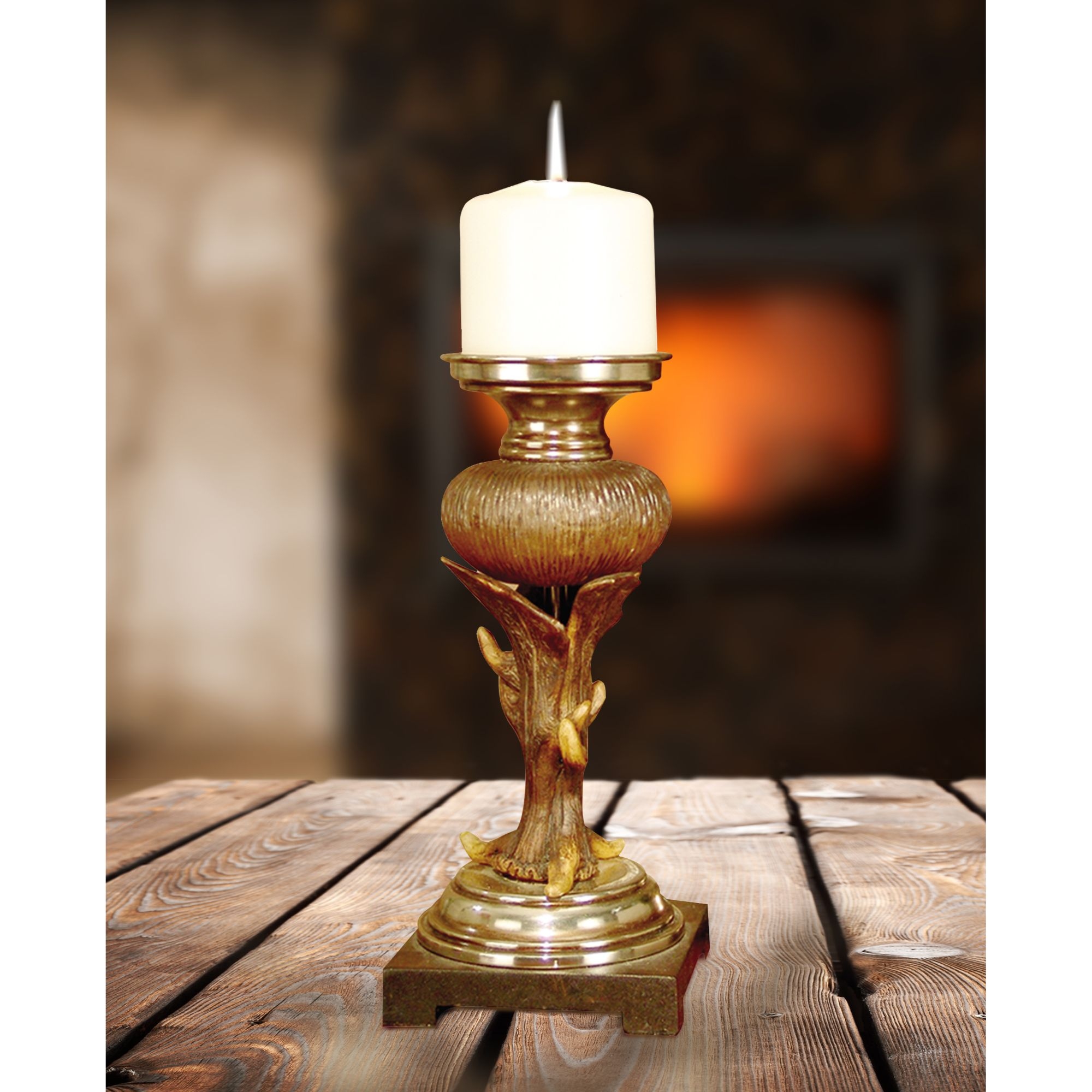 Contemporary pillar candle holders on sale