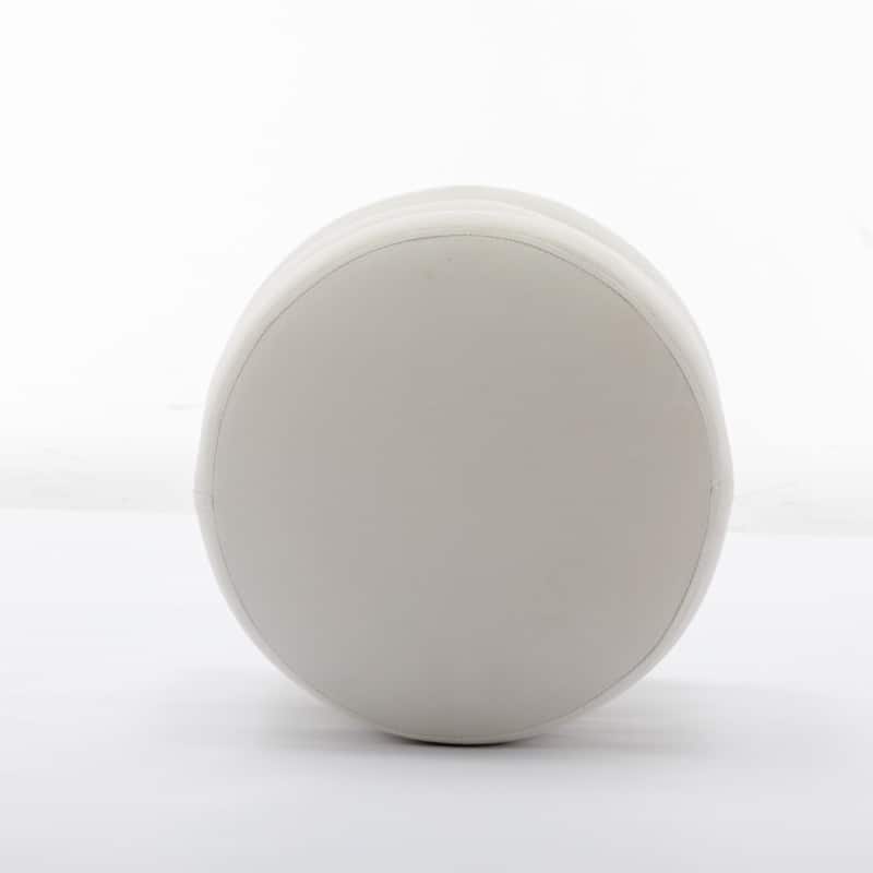 Soft Velvet Round Ottoman Footrest Stool