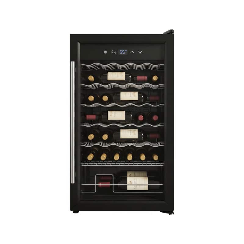 Wine Bar Cabinet with Mini Fridge Space & 34 Bottle Wine Cooler, 39" Coffee Bar Cabinet Freestanding Buffet Sideboard