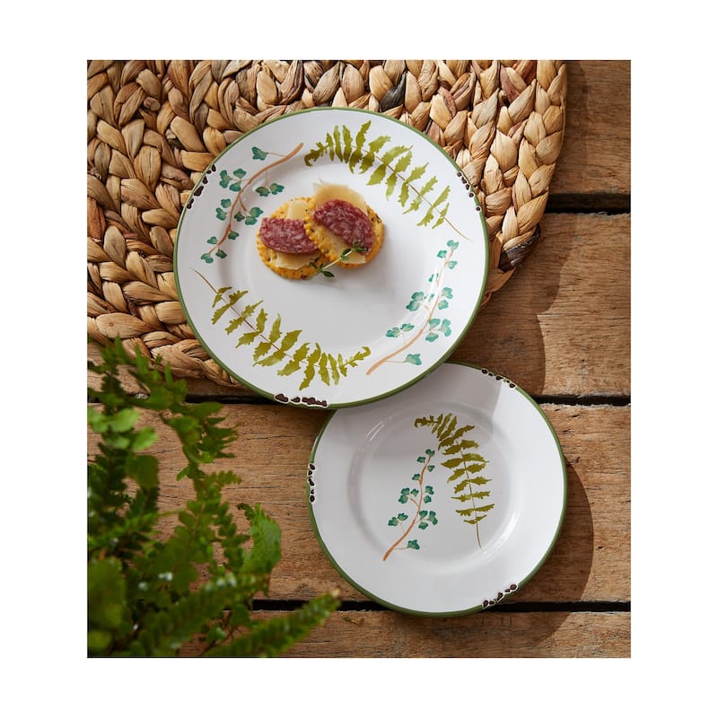 Meadow Tidbit Plate Set - Multicolor Ceramic Appetizer & Dinner Plates, Dishwasher Safe, 6" Diameter, Perfect for Summer