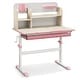 preview thumbnail 18 of 31, Height Adjustable Kids Study Desk with Tilt Desktop for 3-12 Years Old - 31.5"L x 20"W x 43.5"H