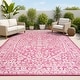 preview thumbnail 9 of 25, JONATHAN Y Medallion Textured Weave Indoor/Outdoor Area Rug