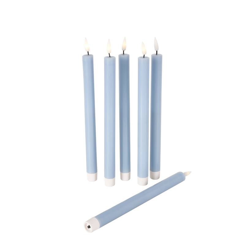 Wax Indoor Outdoor Flameless Candle with Remote Control (Set of 6)
