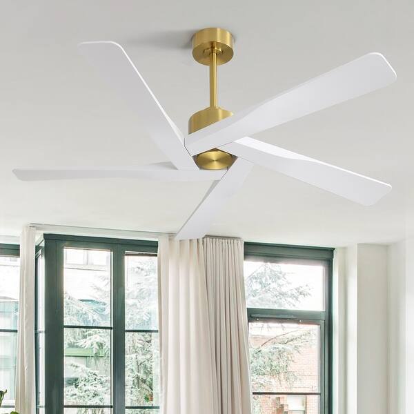 WINGBO 54 inch 5 ABS Blades DC Motor Indoor Ceiling Fan with Remote Control