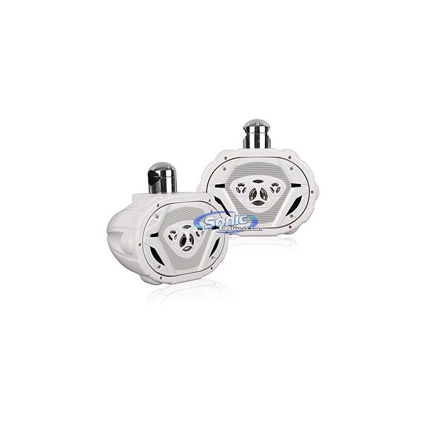 Boss Audio 38140W BOSS Audio MRWT69W 550-watt 4 way Marine 6" x 9" Waketower
