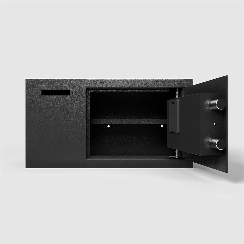 1.16 Cubic Feet Steel Security Safe and Lock Box w/Electronic Keypad