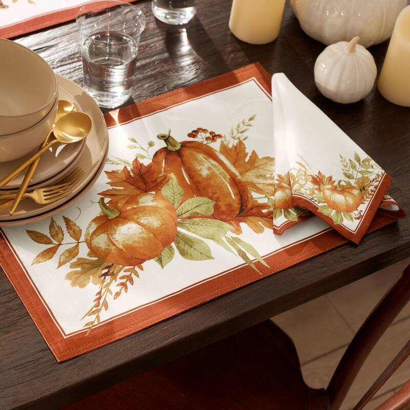 Autumn Pumpkin Grove Fall Placemat, Set of 4 - Set of 4