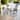 Modern 5-Piece Outdoor Patio Bar Set with Rounded Square Sintered Stone Table
