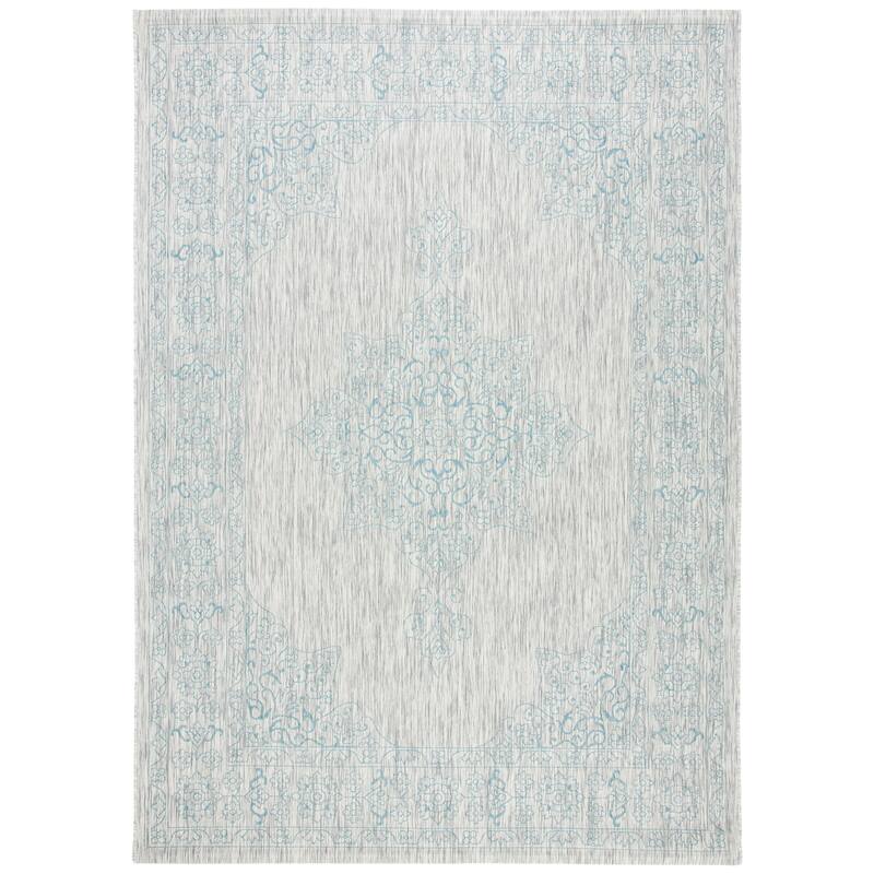 SAFAVIEH Courtyard Zikrija Indoor/ Outdoor Waterproof Patio Backyard Rug