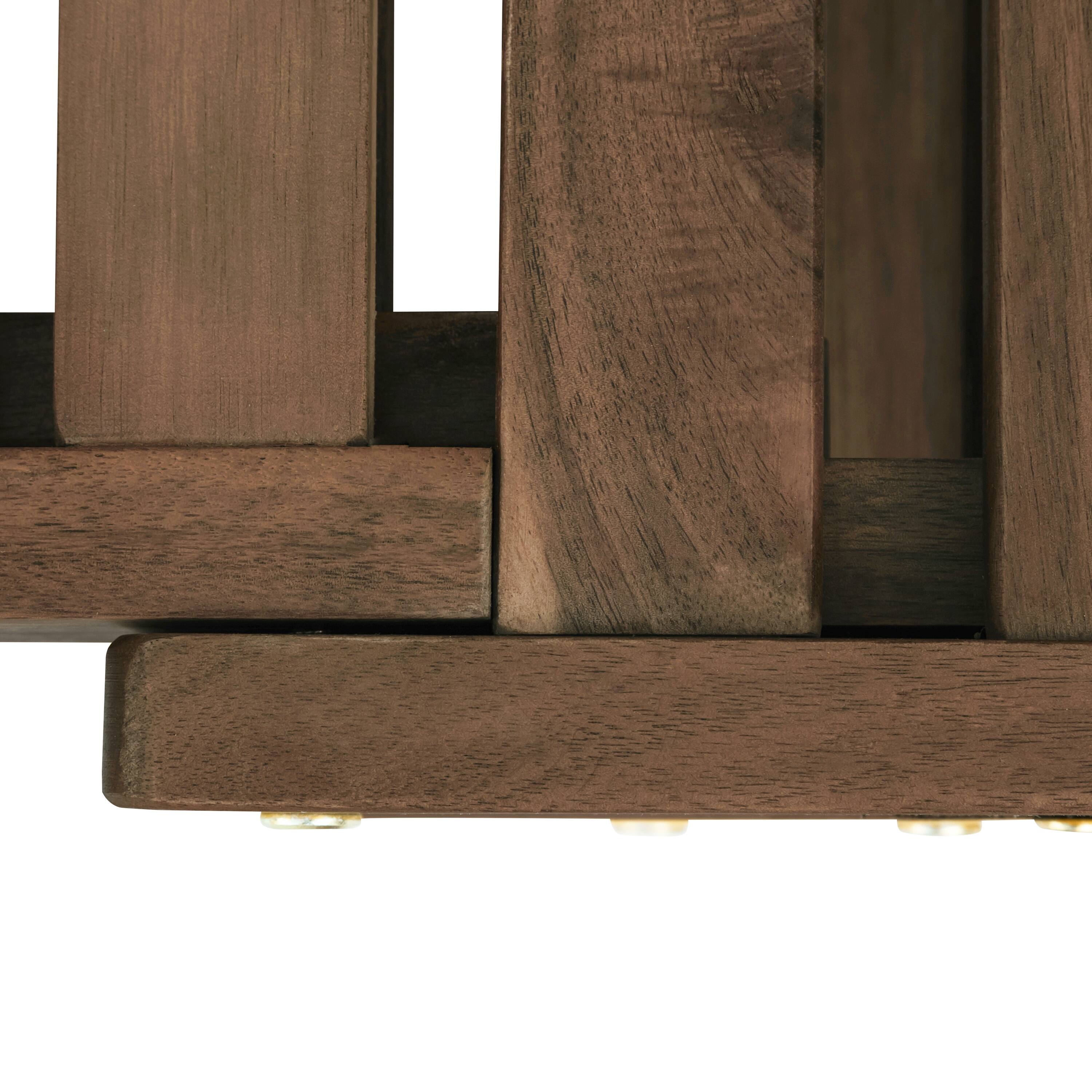 Gray Premium Acacia Wood Outdoor Daybed Sofa Chaise Lounge Bed Bath & Beyond 40289067