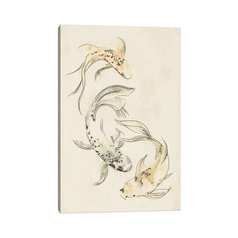 iCanvas "Koi Dance I" by June Erica Vess Canvas Print