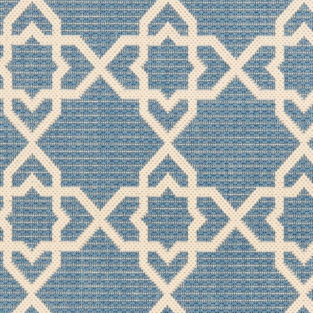 SAFAVIEH Courtyard Lawanda Trellis Indoor/ Outdoor Waterproof Patio Backyard Rug