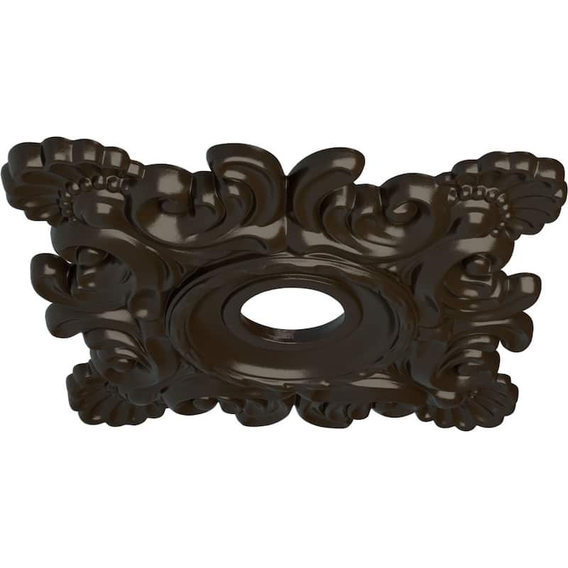 18"W x 18"H x 3 1/4"ID x 1 1/2"P Crawley Ceiling Medallion