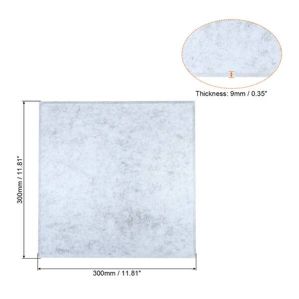 4Pcs Felt Pin Board Tile Self Adhesive Square Wall Bulletin Push Pin ...