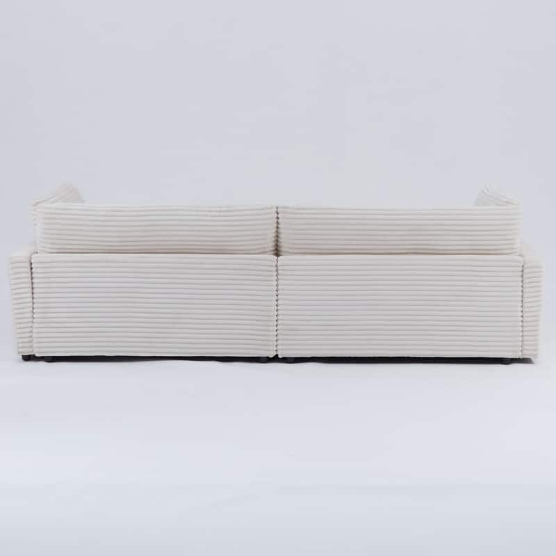112" Corduroy Upholstered Sofa