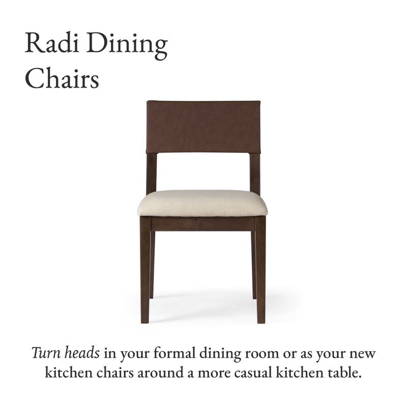 Maven Lane Radi Dining Chair, Set of 2