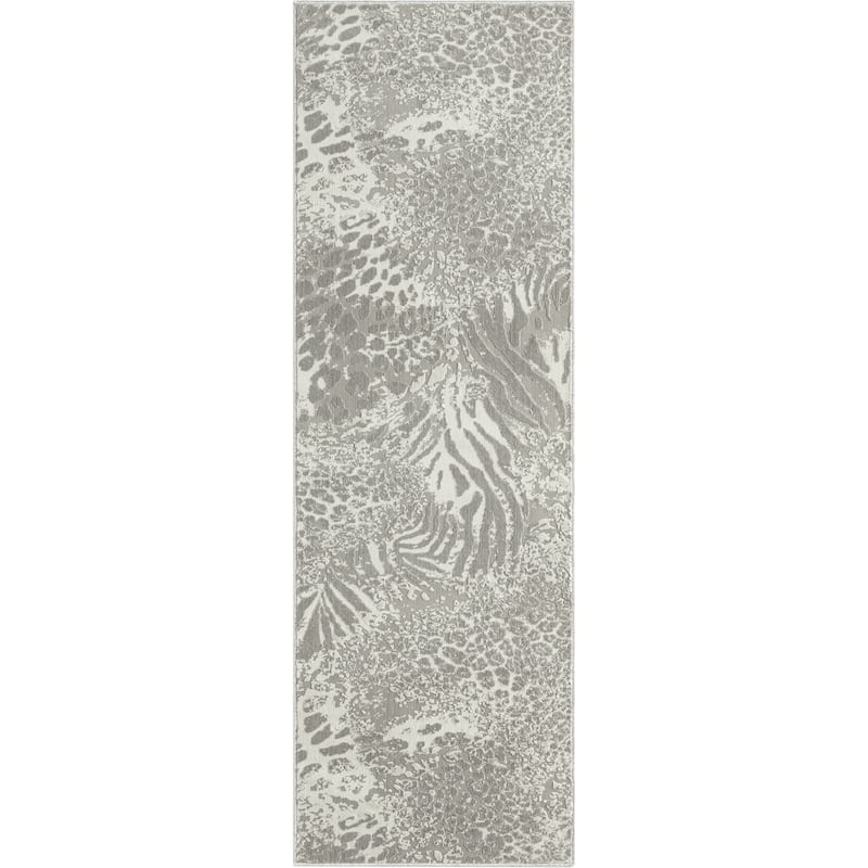 N Natori Serengeti Safari Neutrals Area Rug - Runner 2'8" x 8' - Neutrals